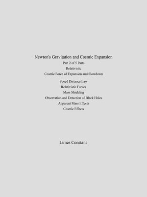 cover image of Newton's Gravitation and Cosmic Expansion (II Relativistic)